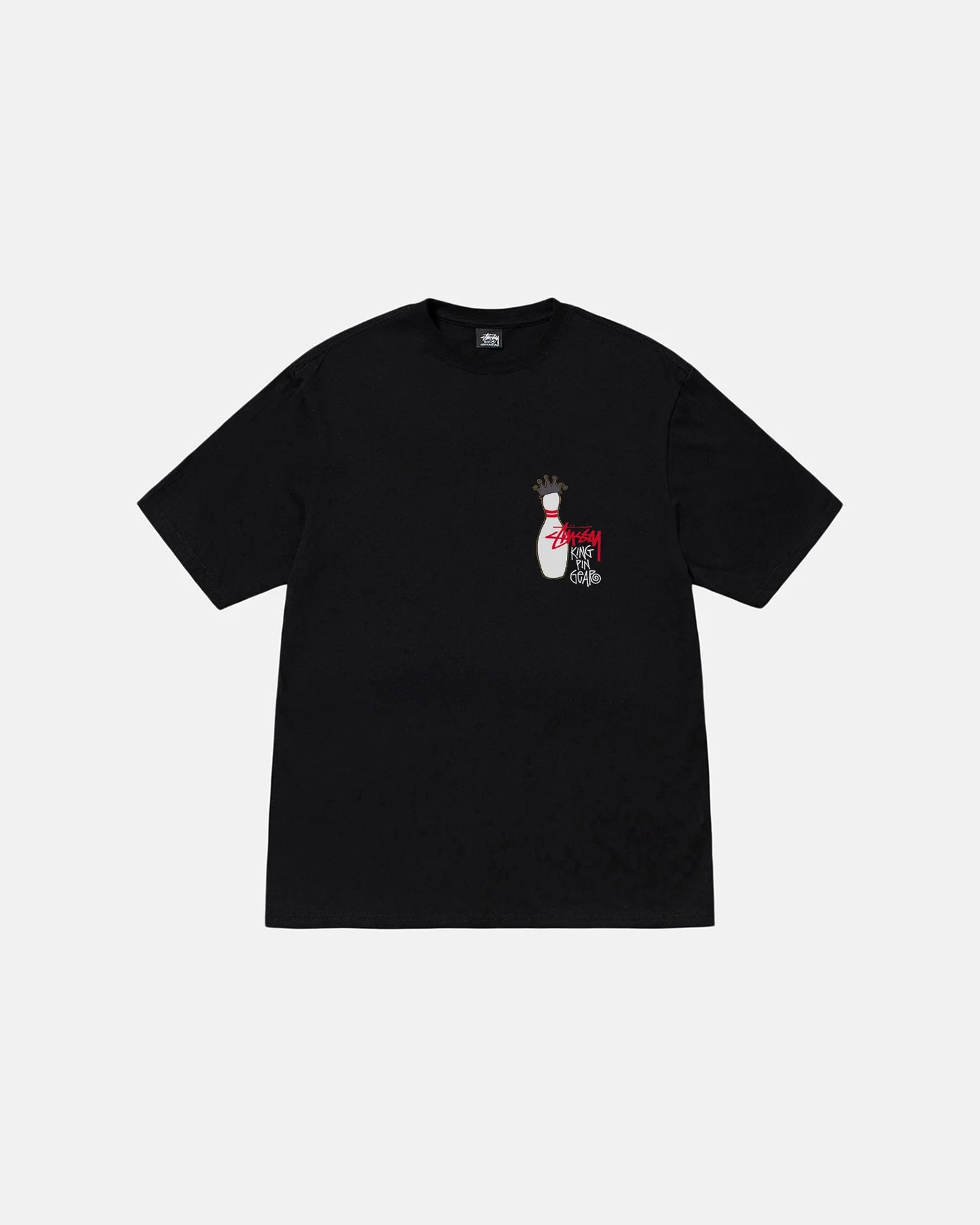 Stussy Kingpin Black T-Shirt