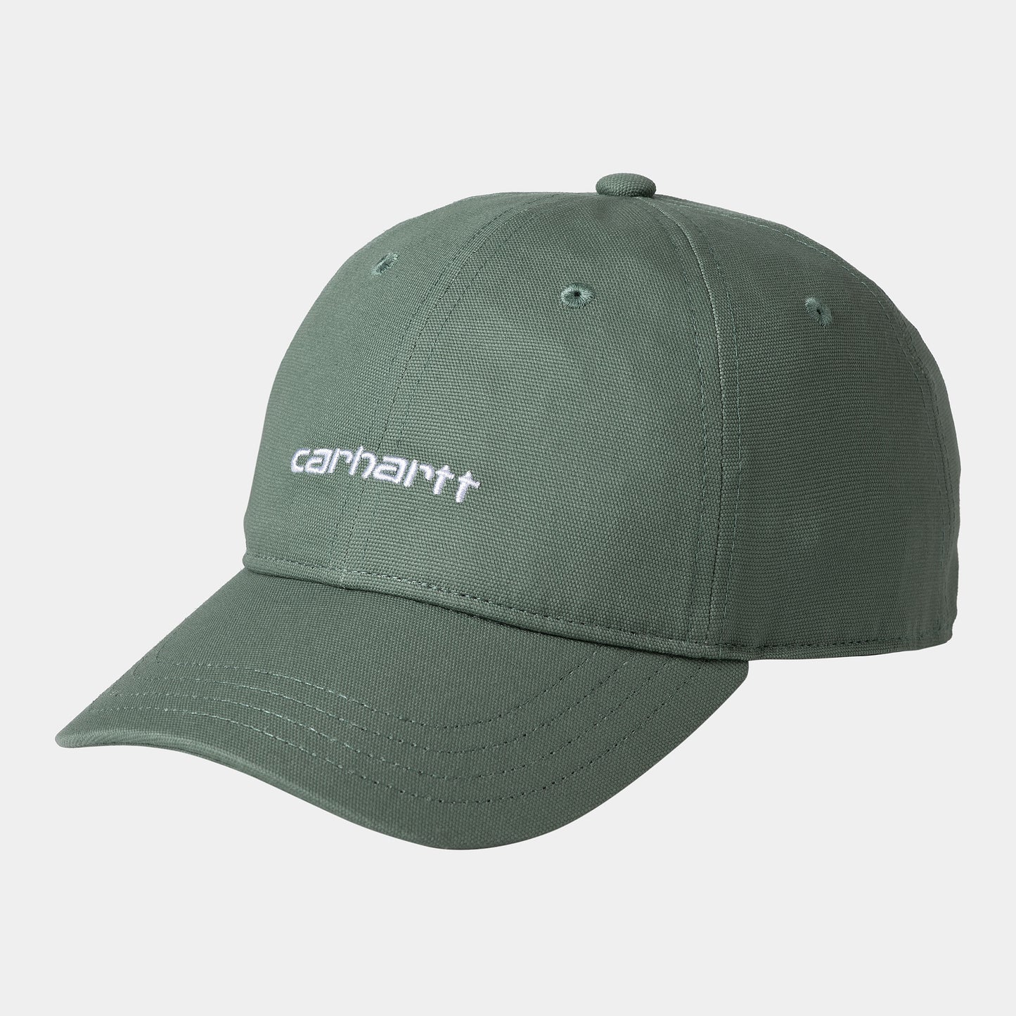Carhartt Olive Canvas Script Cap