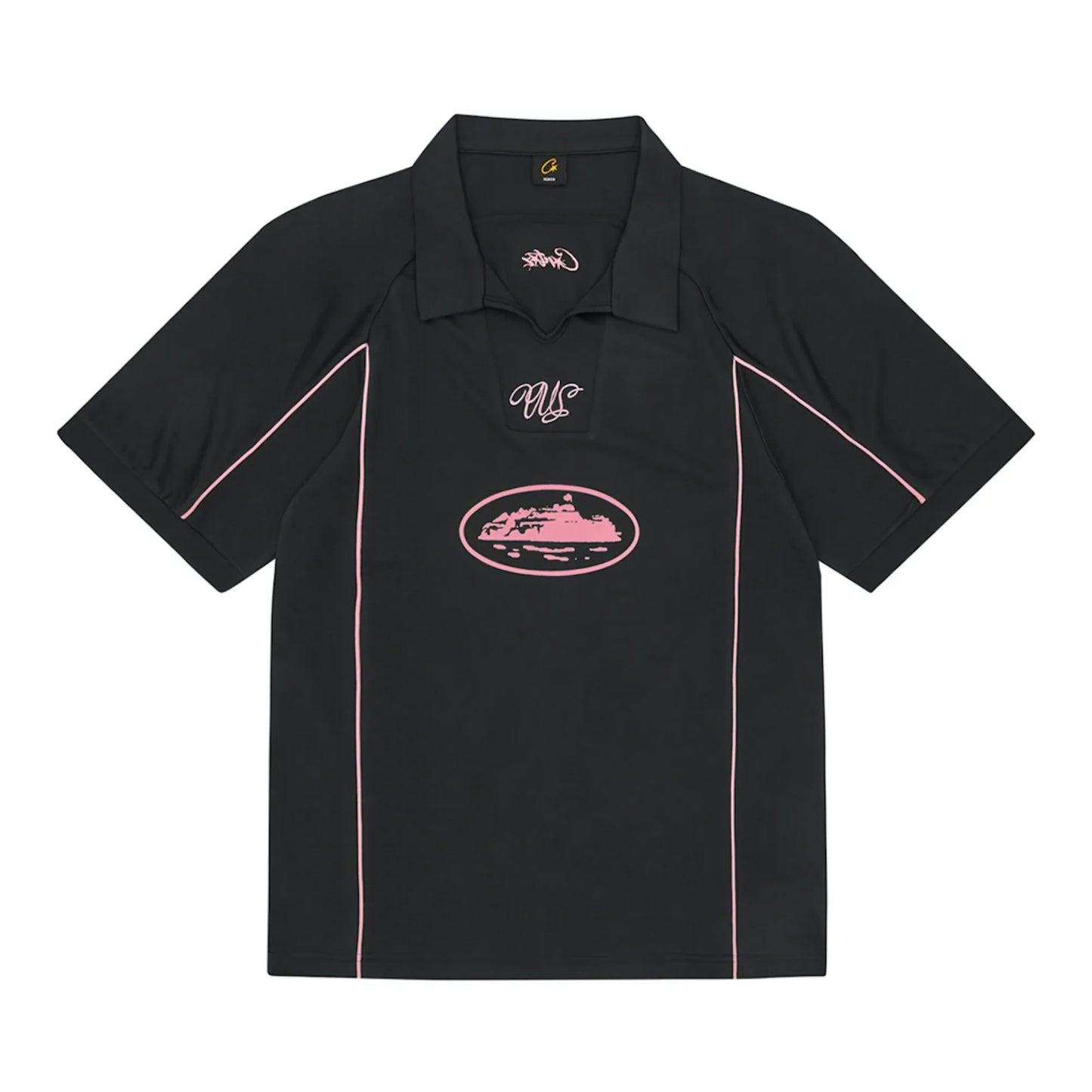 Corteiz Talismo Football Jersey Black/Pink