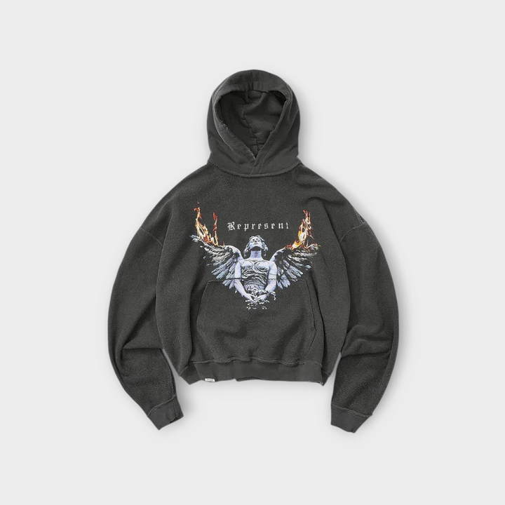 Represent Reversible Living Legacy Tour Hoodie Sun Fade Grey