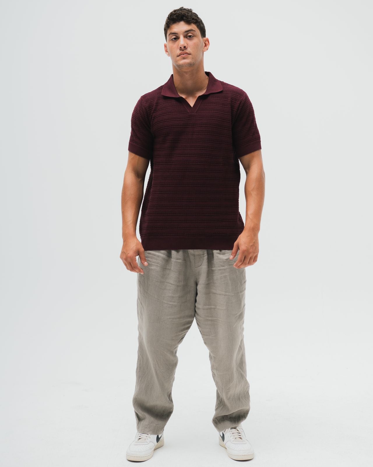 TakeOver Burgundy Polo