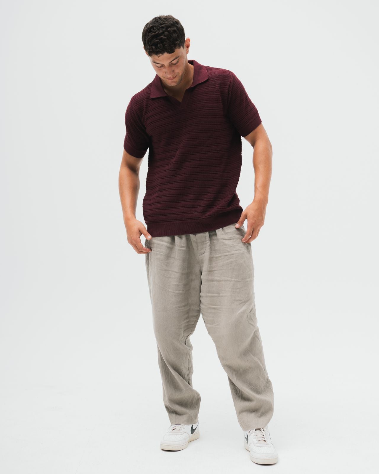 TakeOver Burgundy Polo
