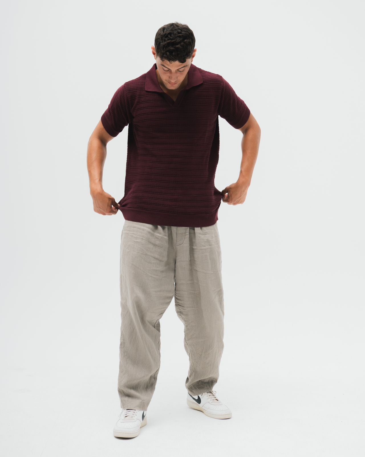 TakeOver Burgundy Polo