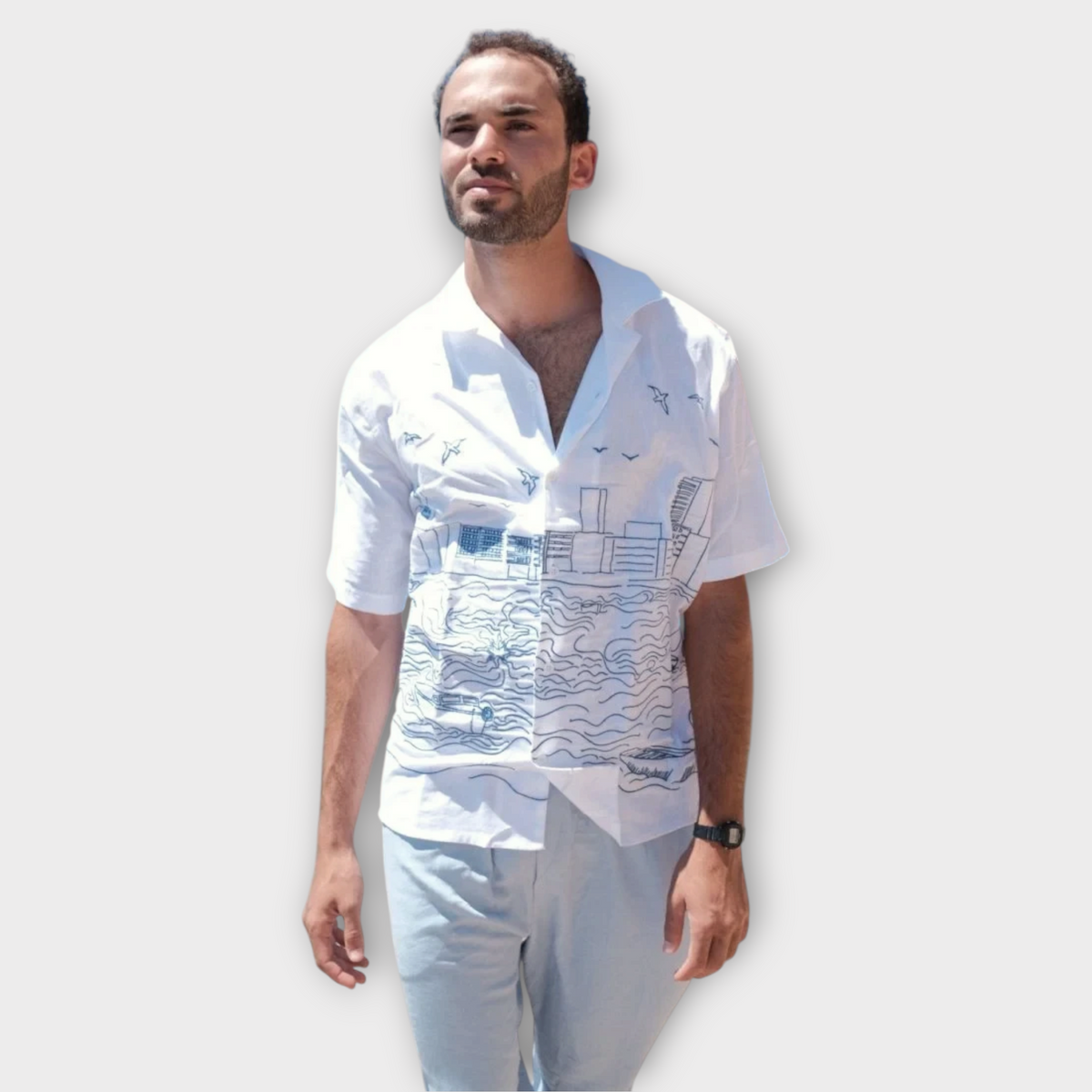 Alex Linen Shirt, view 2