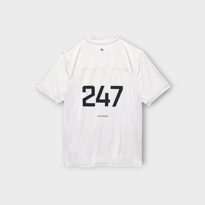 247 by Represent FW26 Numbers Tee Flat White