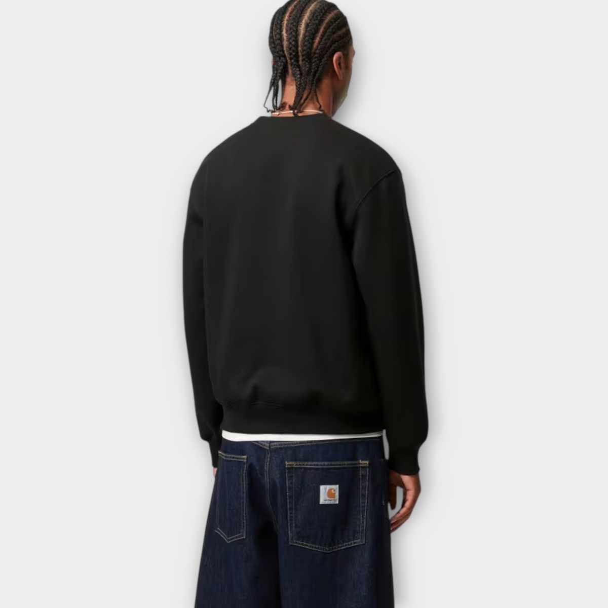 Carhartt Sweat Black / White, view 4