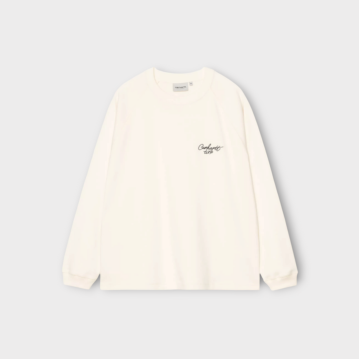Carhartt WIP Long Sleeve Signature Rib Tee Wax / Black