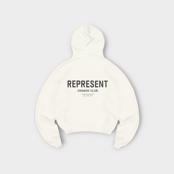 Represent Owners Club Flat White Hoodie