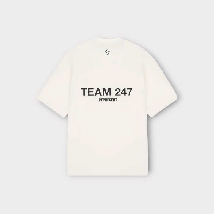 247 by Represent Represent Team 247 Oversized Tee Flat White