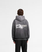 Represent X Oasis Owners Club Hoodie Stained Black