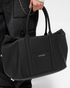 Represent Leather Holdall Jet Black