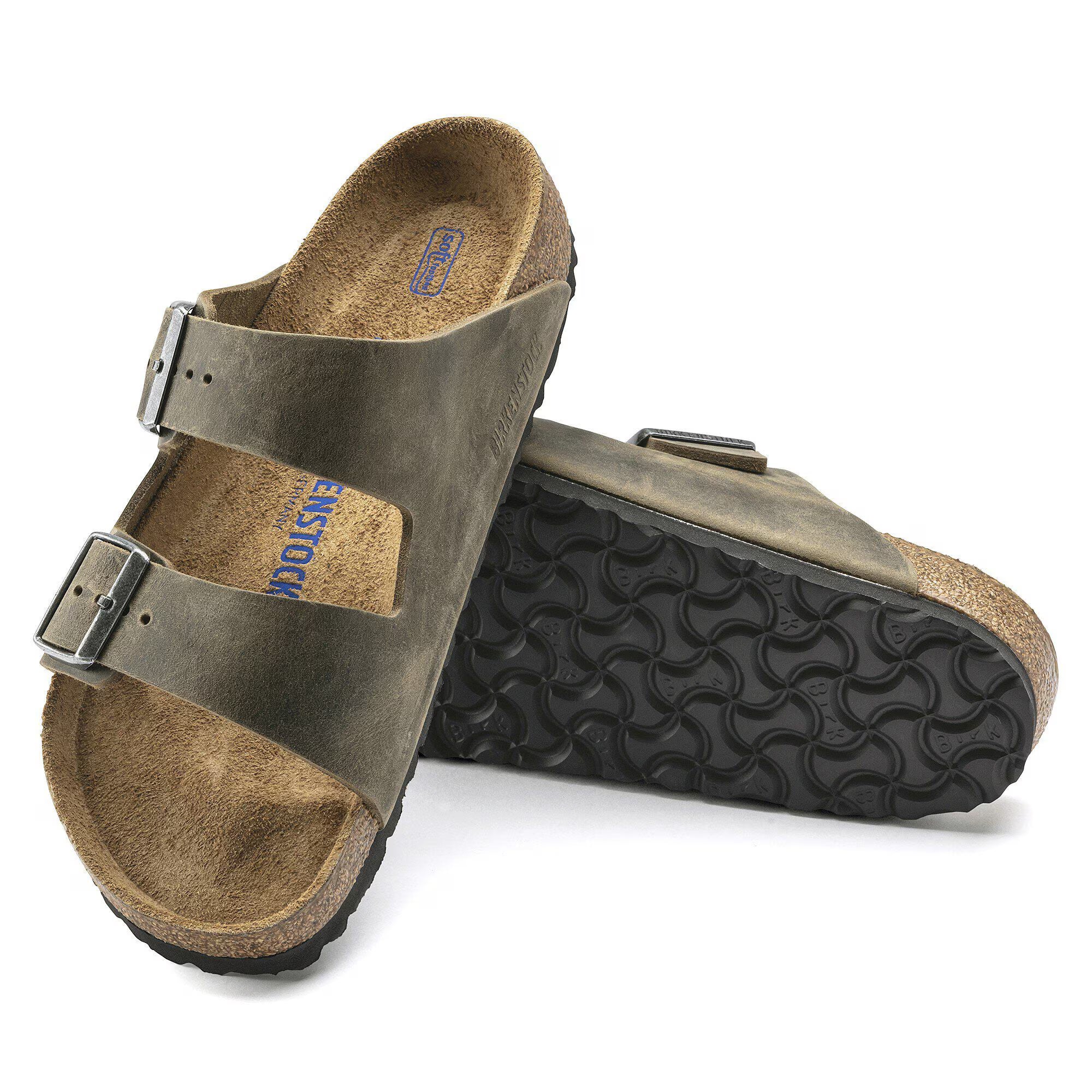 Birkenstock Arizona Soft Footbed Faded Khaki