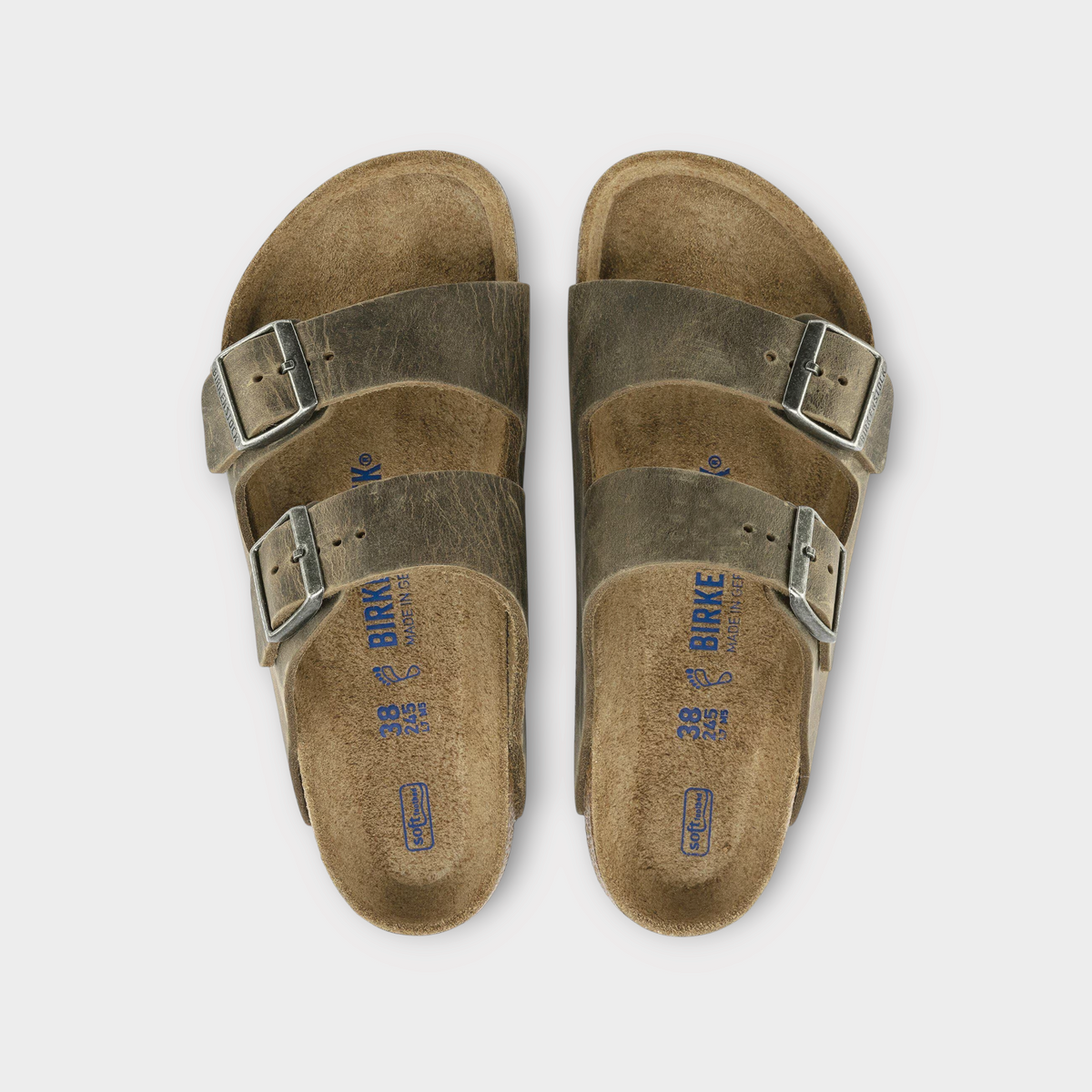 Birkenstock Arizona Soft Footbed Faded Khaki, view 3