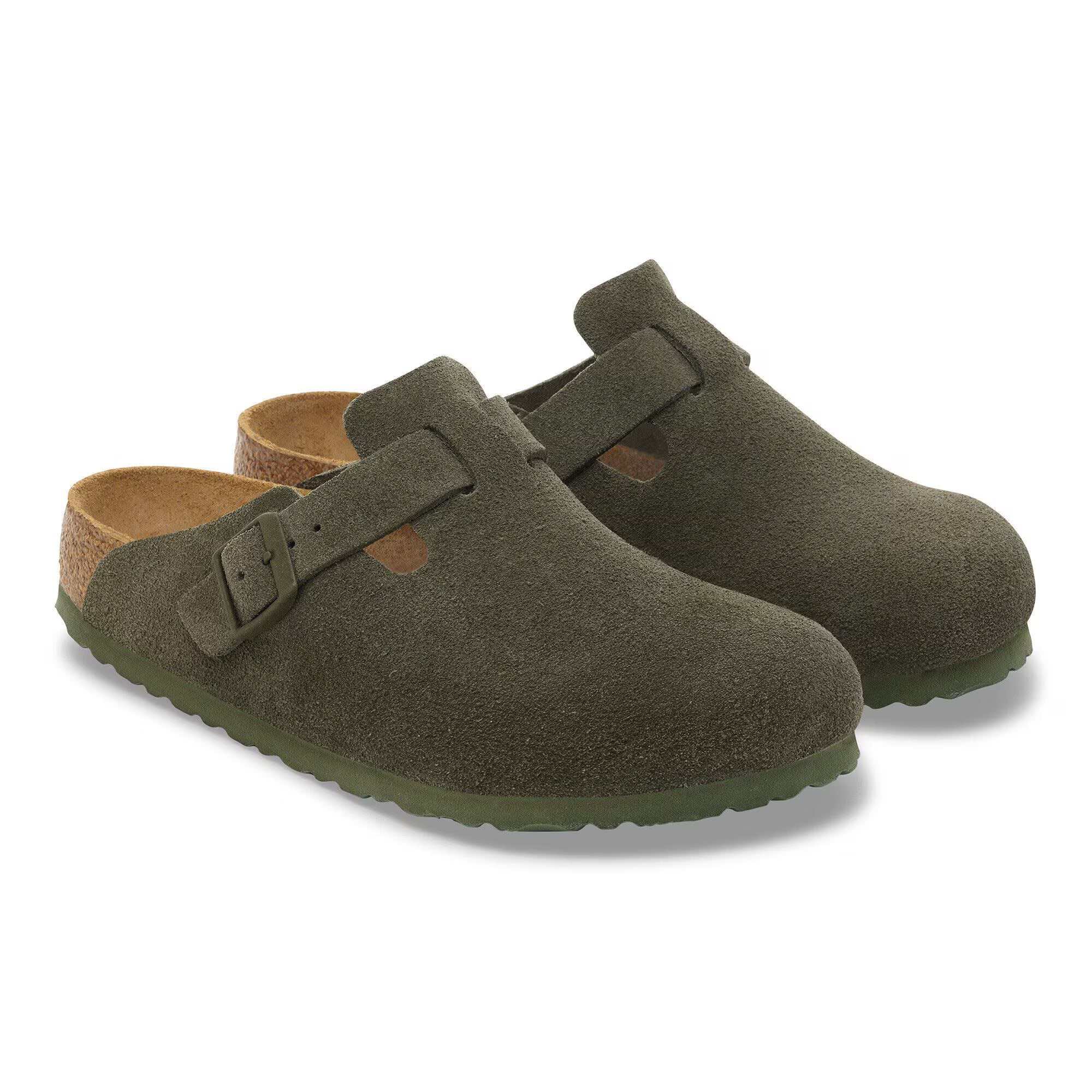 Birkenstock Boston Thyme Green