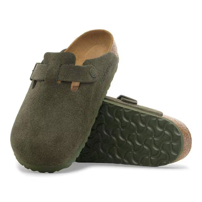 Birkenstock Boston Thyme Green