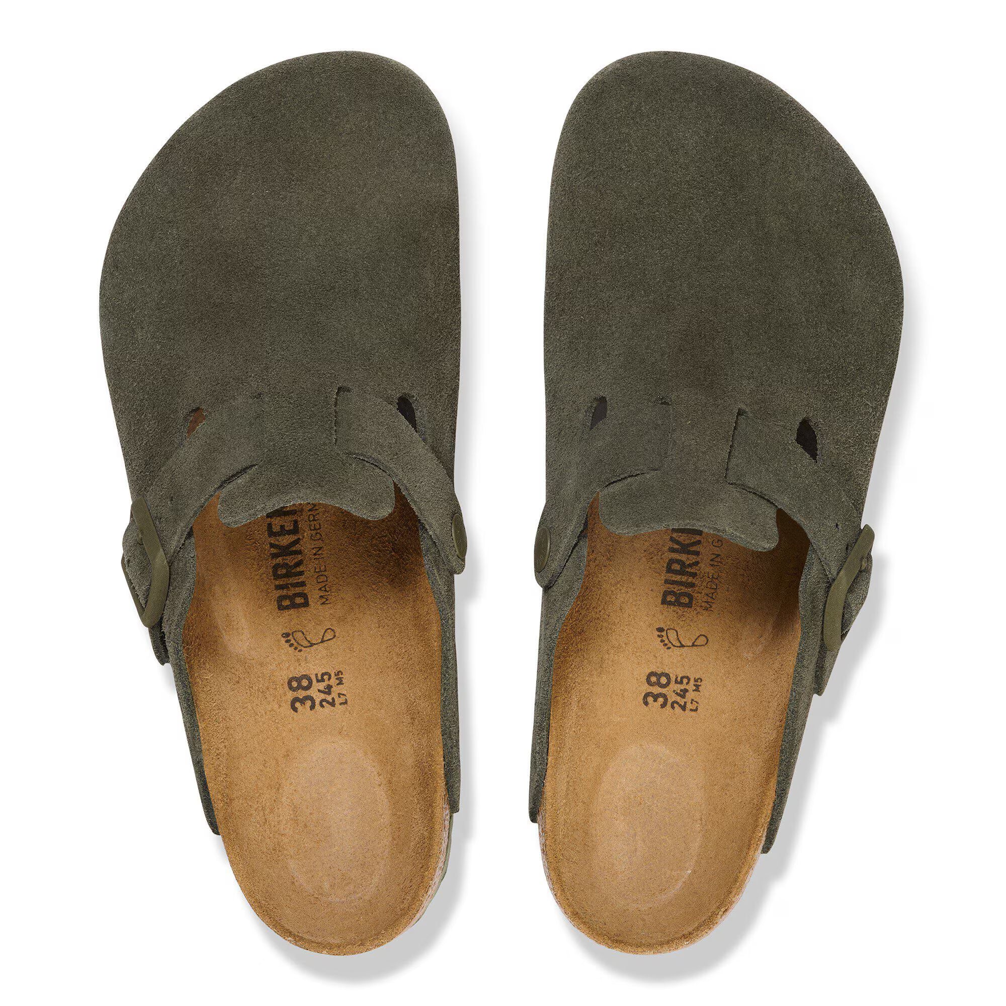 Birkenstock Boston Thyme Green