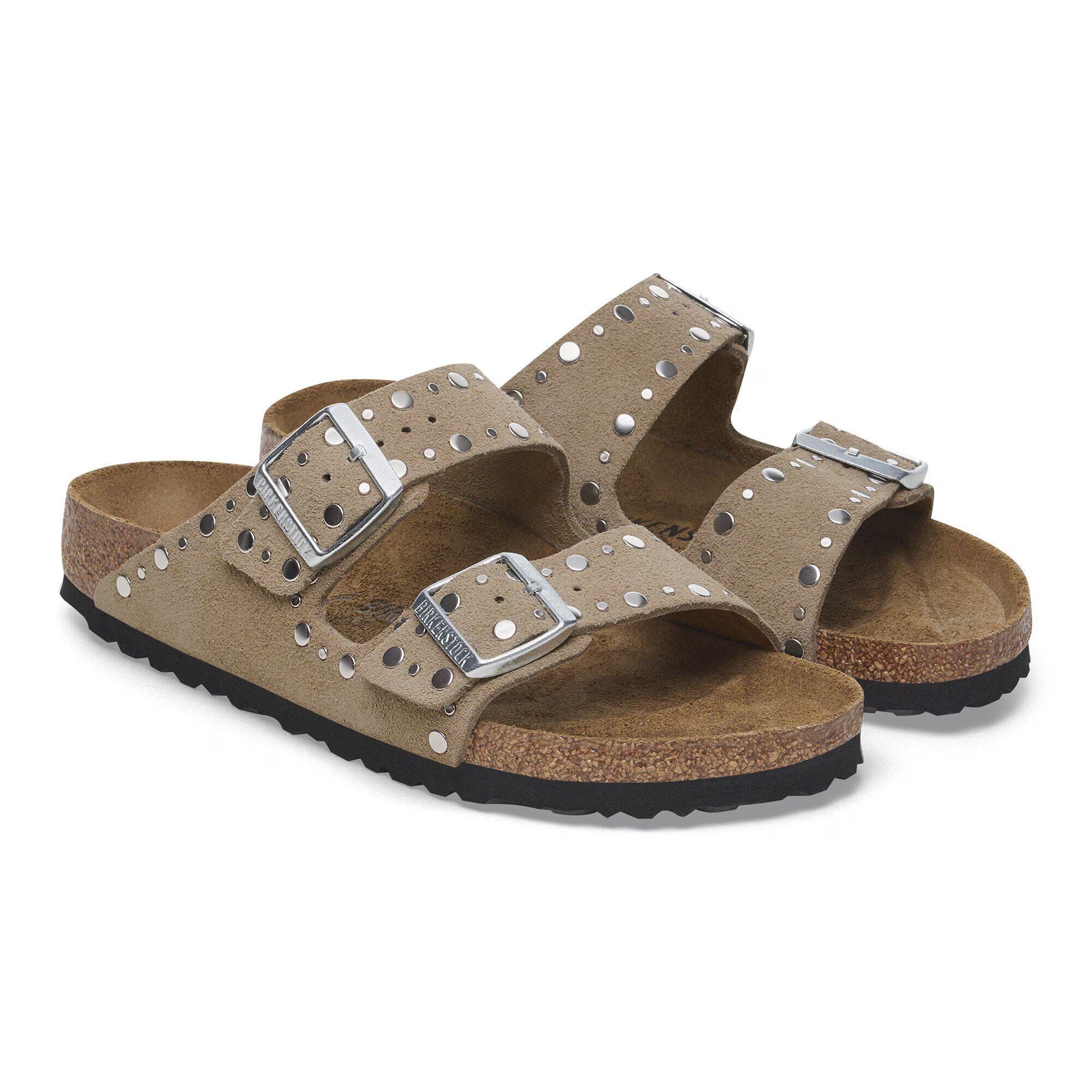 Birkenstock Arizona Rivet Studded Taupe