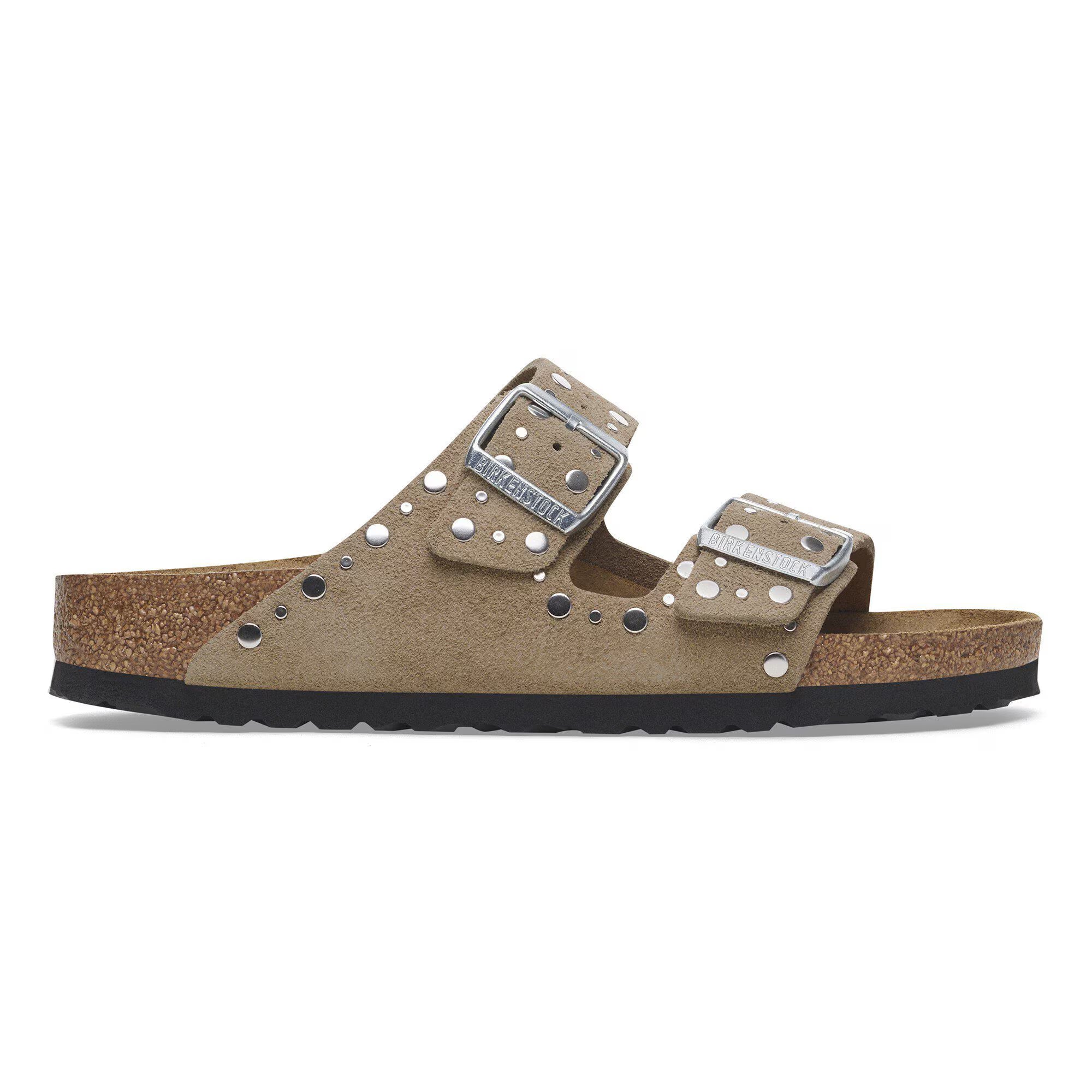 Birkenstock Arizona Rivet Studded Taupe