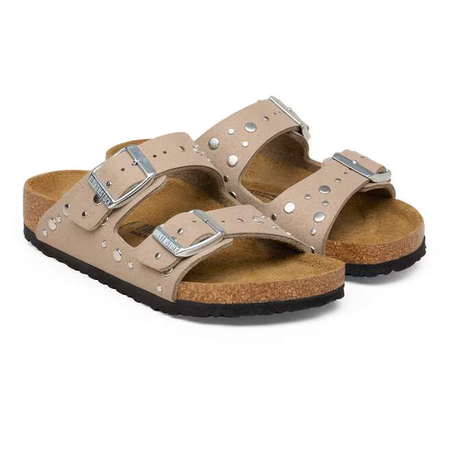 Birkenstock Arizona Rivet Studded Taupe