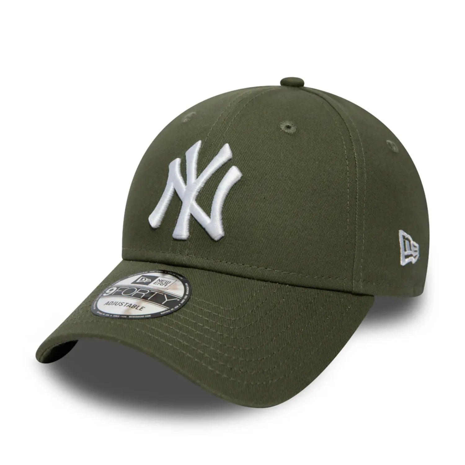 New Era League Essential New York Yankees Olive / White Cap