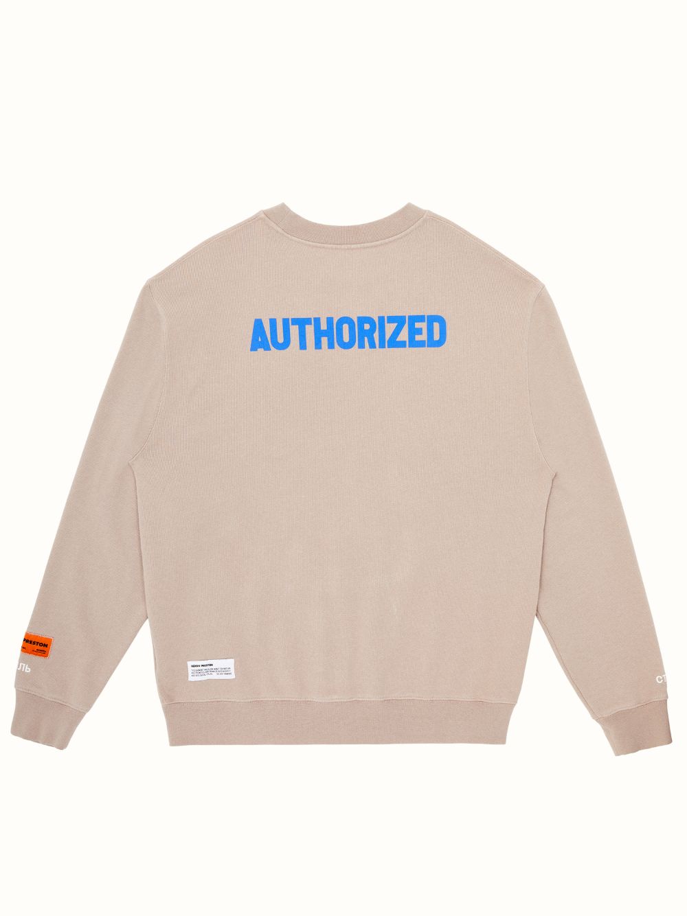 Heron Preston A.F. Beige Crewneck