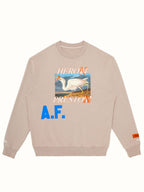Heron Preston A.F. Beige Crewneck