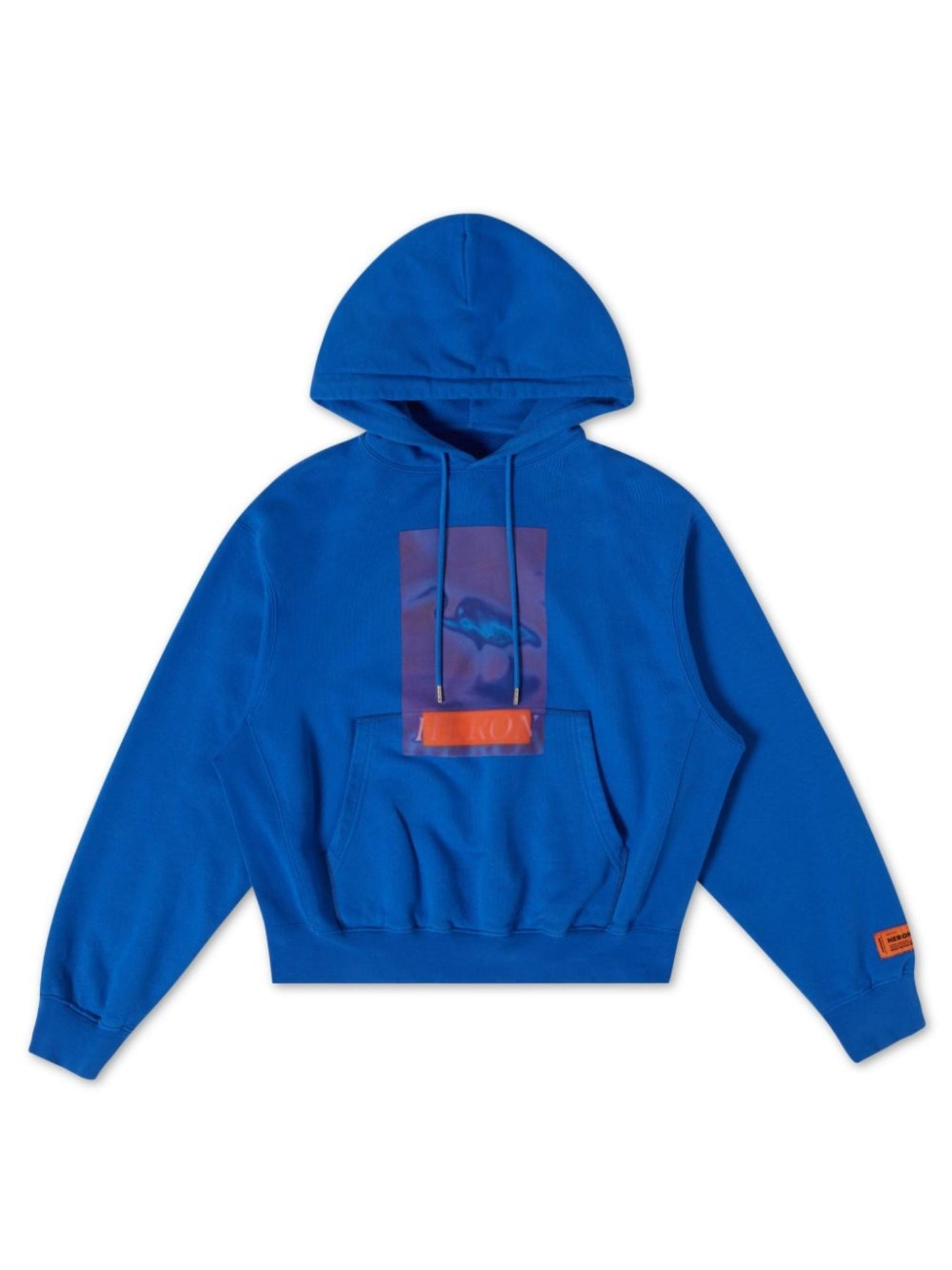 Heron Preston Censored Blue Hoodie