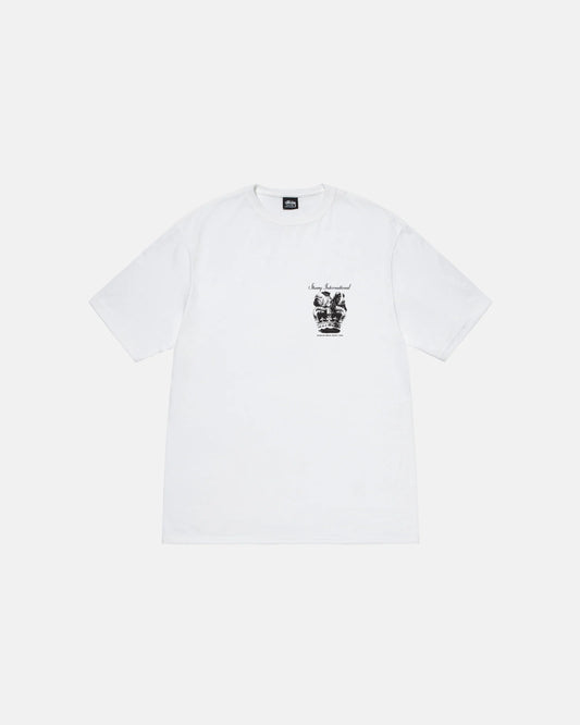 Stussy Dog Crown White T-Shirt