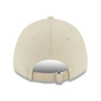 New Era WMNS Leather 9Forty Light Beige Cap