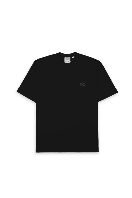 BAYNOIRE Black Inside-out Oversized T-Shirt