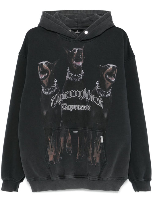 Represent Thouroughbred Hoodie Black