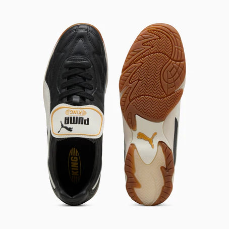 Puma King Indoor Sneakers Men Black- Warm White