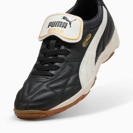 Puma King Indoor Sneakers Men Black- Warm White