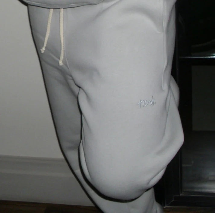 Nush Cuffed Grey Sweatpants