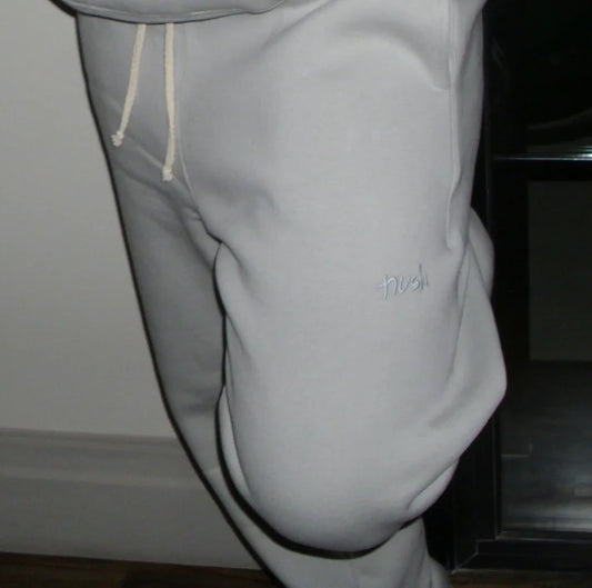 Nush Cuffed Grey Sweatpants