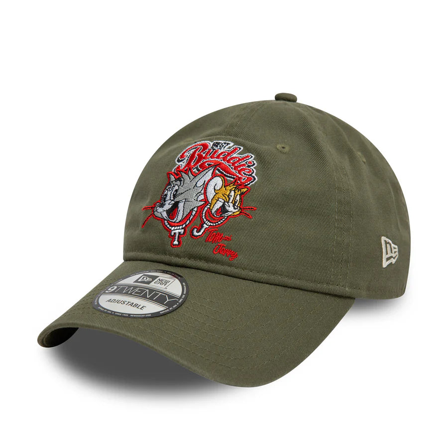 New Era Tom And Jerry 9Twenty Olive Green Cap