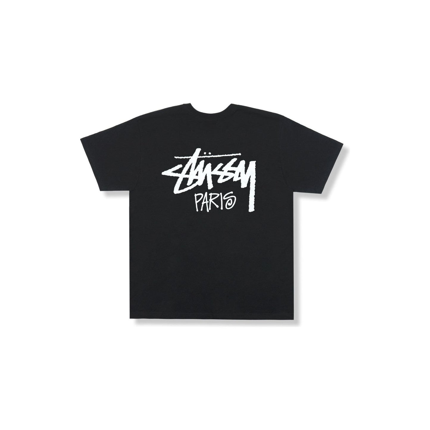 Stussy Stock Paris Black T-Shirt