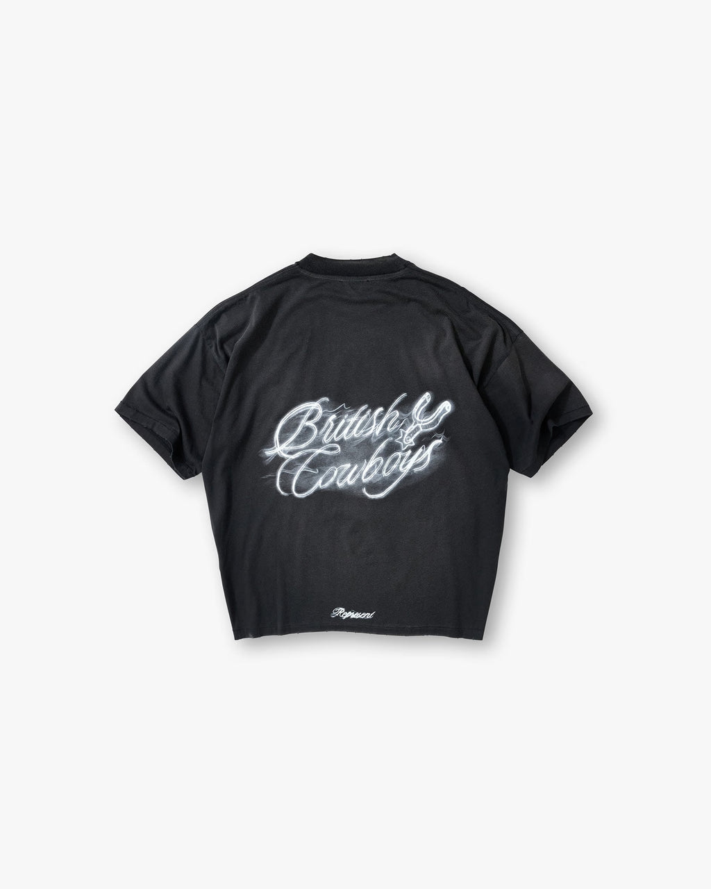 Represent British Cowboys T-Shirt Stained Black