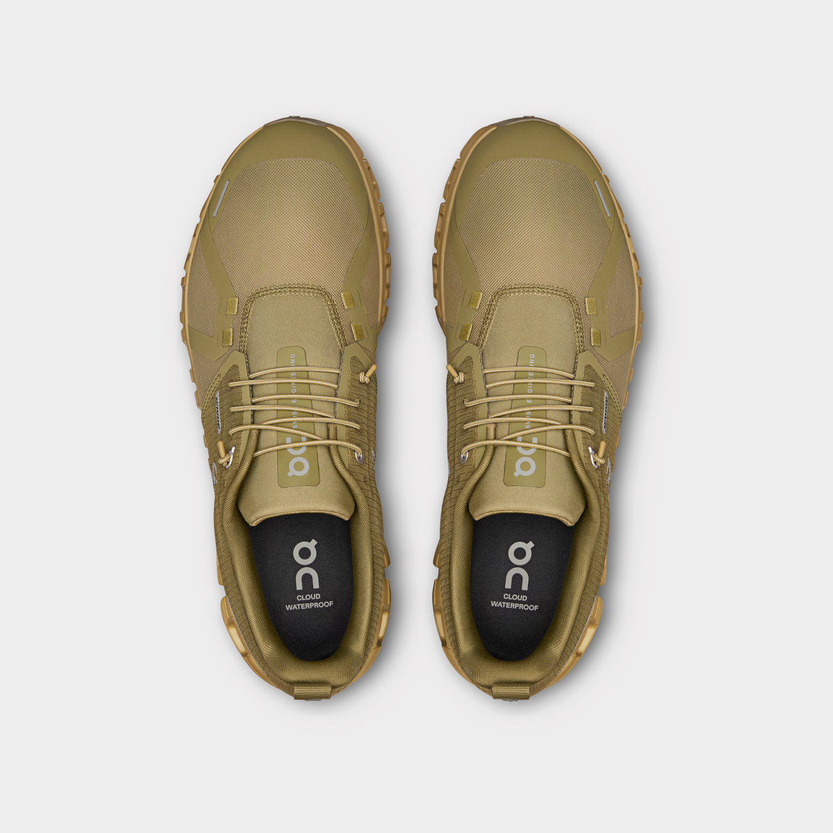 On Cloud 6 Waterproof Men Olive / Safari, view 4