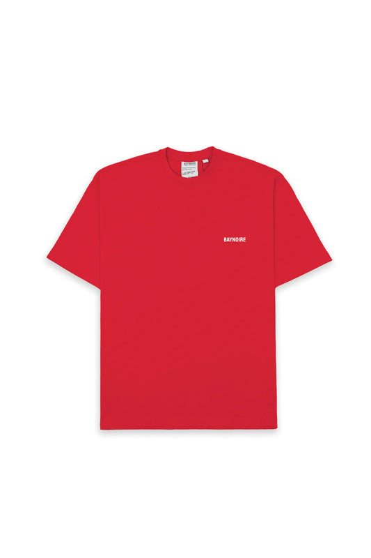 Baynoire Red Logo PL Oversized Fit T-Shirt