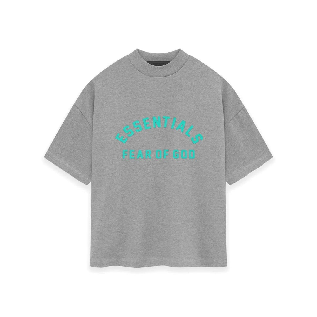 Essentials Logo Grey Heavyweight T-Shirt