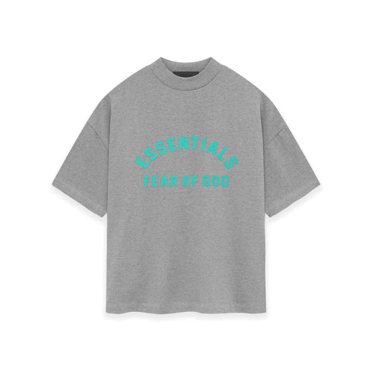 Essentials Logo Grey Heavyweight T-Shirt