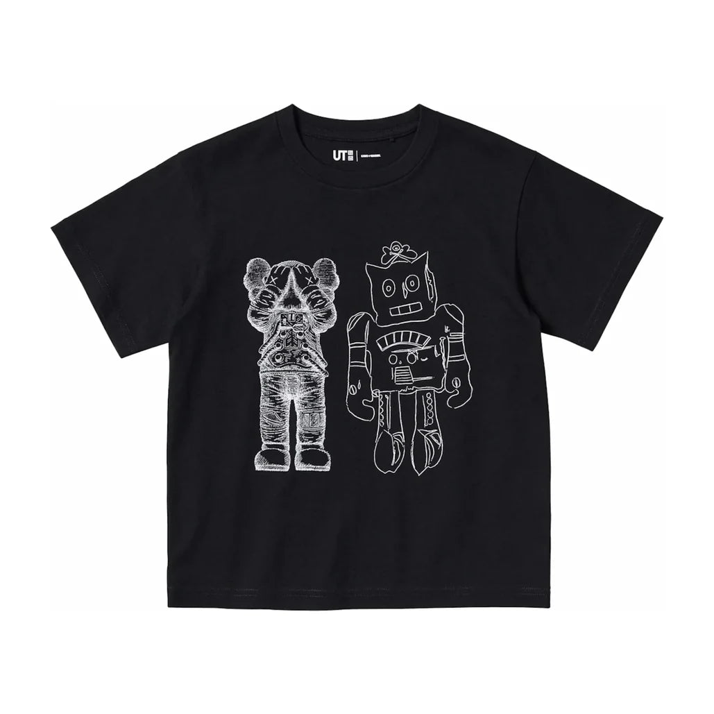 Kaws x Uniqlo Warhol Kids UT Graphic 476351 Black T-Shirt