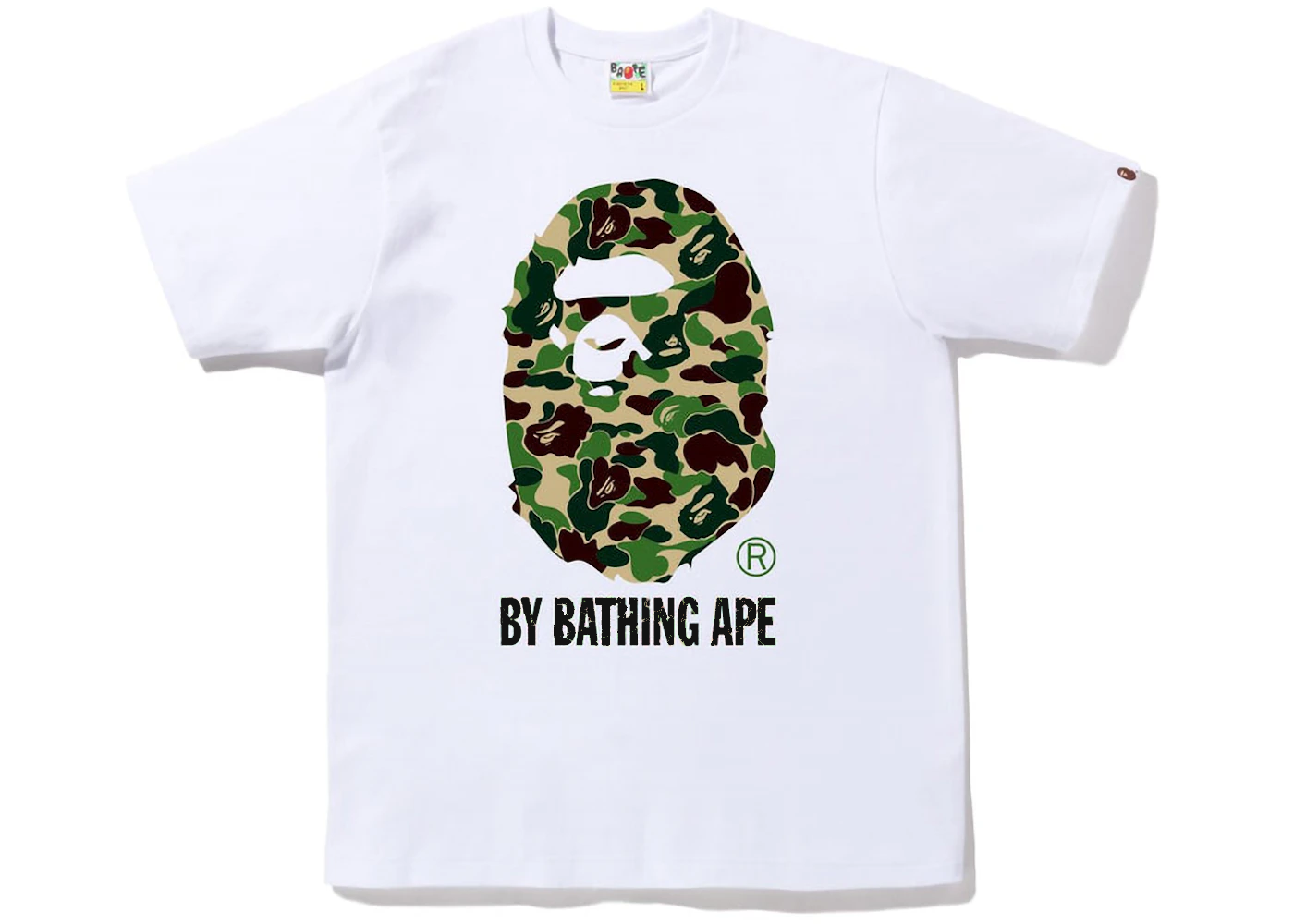 Bape A BATHING APE® ABC Camo White Green Camo T-Shirt