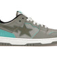 Bape A Bathing Bape SK8 Sta Grey Turquoise