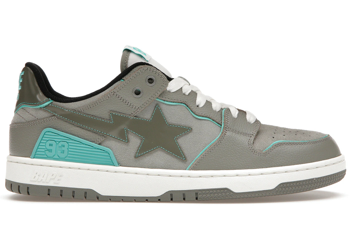 Bape A Bathing Bape SK8 Sta Grey Turquoise