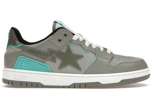 Bape A Bathing Bape SK8 Sta Grey Turquoise