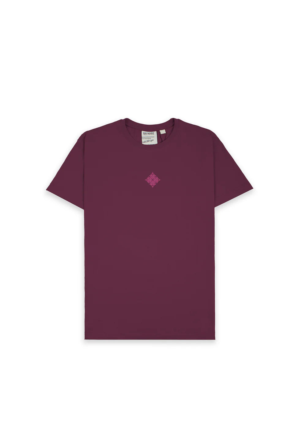 BAYNOIRE Burgundy BYN Symmetry Regular Fit T-Shirt