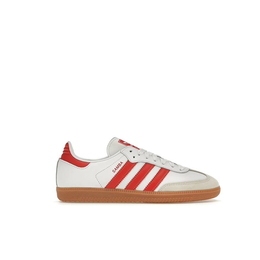 Adidas Samba OG White Solar Red Gum