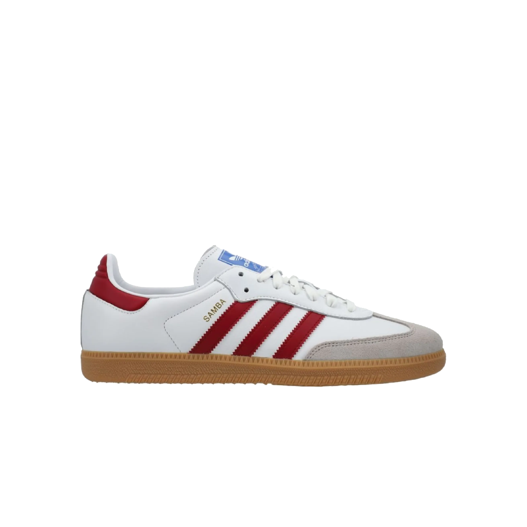 Adidas Samba OG White / Burgundy